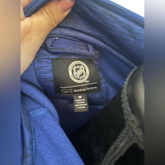 NHL ST.LOUIS BLUES HOCKEY MENS FLEECE LINED FULL ZIP WINTER JACKET WOMENS SIZE M - Picture 10 of 10